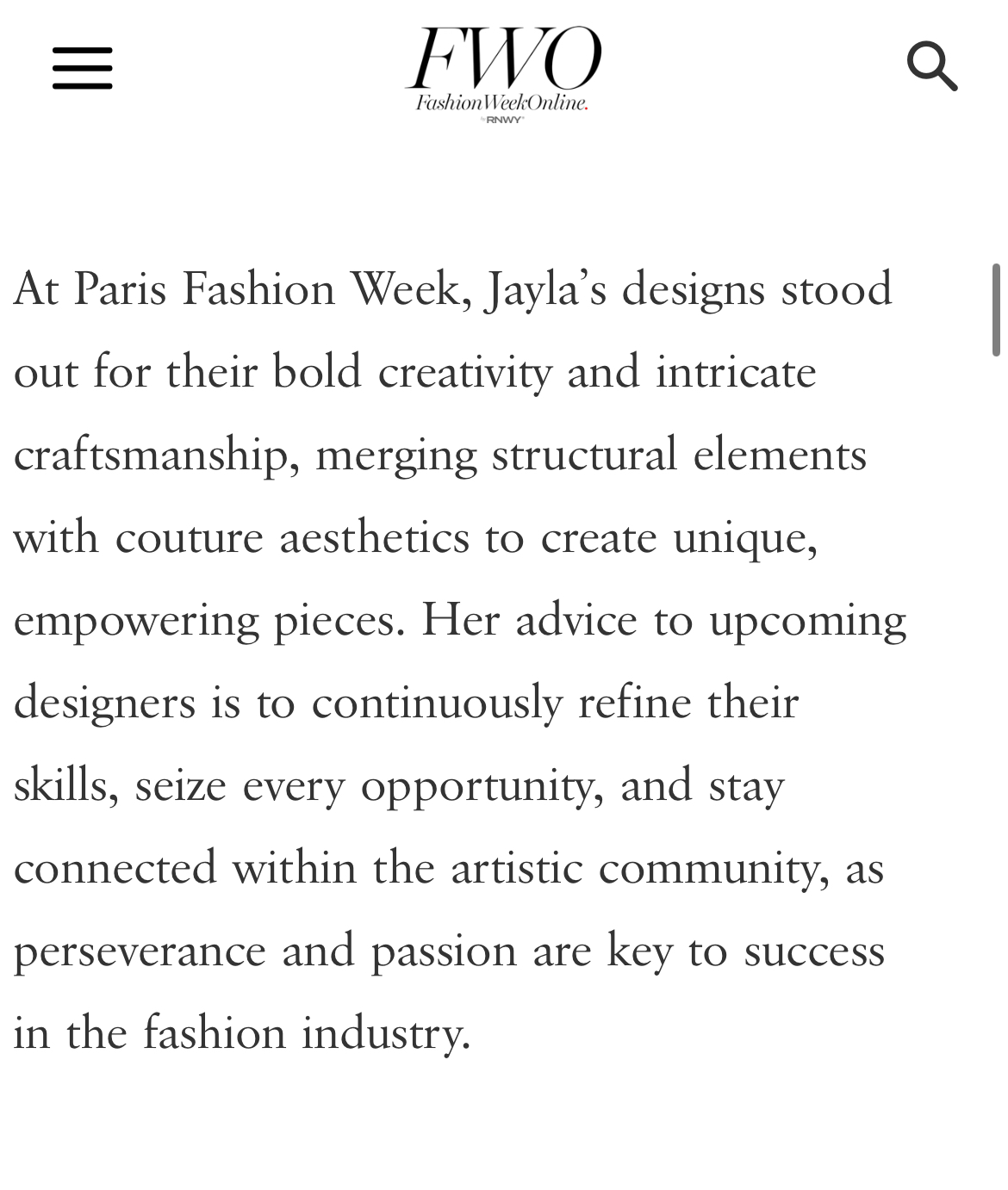 Magazine Features